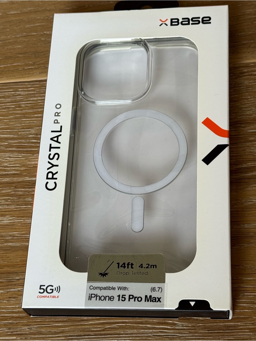 New xBase Crystal Pro Clear Case for iPhone 15 Pro Max 6.7” Clear Crystal